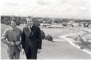 OB Georg (Schorsch) Kronawitter und StR Hermann Memmel